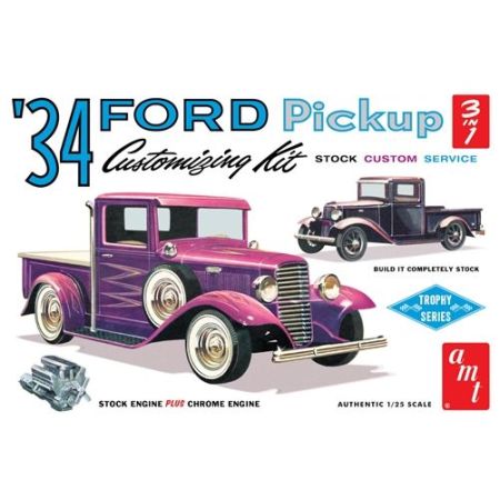 AMT 1120 MAQUETTE VOITURE FORD PICKUP 1934 1/25