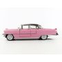 CADILLAC FLEETWOOD WITH SINGING ELVIS FIGURE PINK 1955 1/24