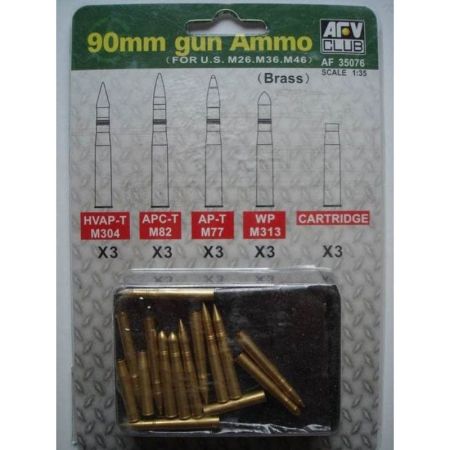 M36-46-26 90mm Ammo (Brass) 1/35