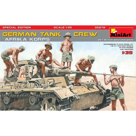 GERMAN TANK CREW (Afrika Korps) SPECIAL EDITION 1/35