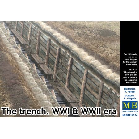 The trench. WWI & WWII era 1/35