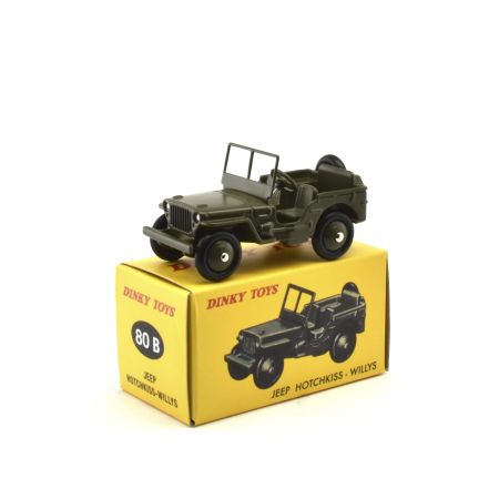 Jeep US Army - Hotchkiss - Willys (Dinky Toys) 1/43