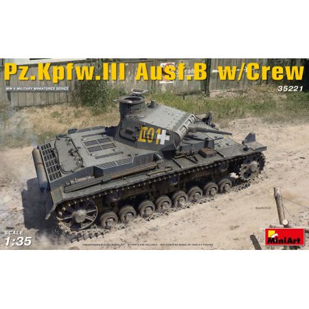 Pz.Kpfw.III Ausf.B w/Crew 1/35