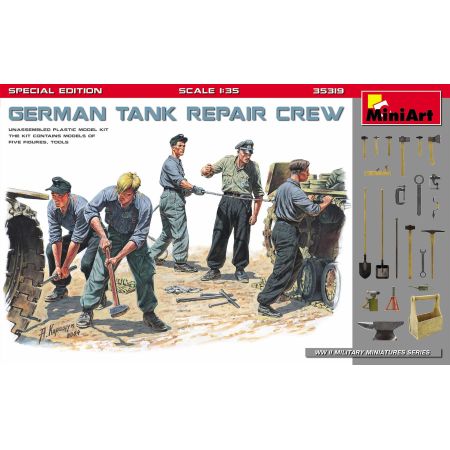 GERMAN TANK REPAIR CREW. SPECIAL EDITION 1/35