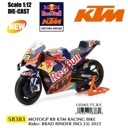 Moto GP KTM RC16 N33 - Brad Binder 2022 1/12