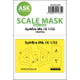ASK ART SCALE KIT M32046 MASK SPITFIRE MK.IX ONE-SIDED FOR TAMIYA 1/32