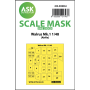 ASK ART SCALE KIT M48064 MASK WALRUS MK.1 ONE-SIDED FOR AIRFIX 1/48