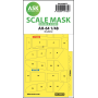 ASK ART SCALE KIT M48071 MASK AH-64 DOUBLE-SIDED FOR ACADEMY 1/48