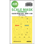 ASK ART SCALE KIT M48097 MASK SAAB SK60 DOUBLE-SIDED SELF-ADHESIVE, PRE-CUTTED FOR PILOT-REPLICAS 1/48