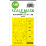 ASK ART SCALE KIT M48098 MASK BUCCANEER S.2C/D ONE-SIDED SELF-ADHESIVE, PRE-CUTTED FOR AIRFIX 1/48