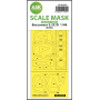 ASK ART SCALE KIT M48099 MASK BUCCANEER S.2C/D DOUBLE-SIDED SELF-ADHESIVE, PRE-CUTTED FOR AIRFIX 1/48