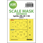 ASK ART SCALE KIT M48103 MASK SPITFIRE MK.XII DOUBLE-SIDED SELF-ADHESIVE, PRE-CUTTED FOR AIRFIX 1/48