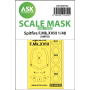 ASK ART SCALE KIT M48104 MASK SPITFIRE F.MK.XVIII ONE-SIDED SELF-ADHESIVE, PRE-CUTTED FOR AIRFIX 1/48