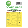 ASK ART SCALE KIT M48105 MASK 1/48 SPITFIRE F.MK.XVIII DOUBLE-SIDED SELF-ADHESIVE, PRE-CUTTED FOR AIRFIX 1/48