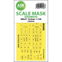 M6A1 Seiran double-sided mask self-adhesive pre-cutted for Tamiya 1/48