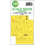 ASK ART SCALE KIT M48107 MASK B-26C-50 INVADER DOUBLE-SIDED SELF-ADHESIVE PRE-CUTTED FOR ICM 1/48