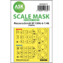 ASK ART SCALE KIT M48115 MASK MESSERSCHMITT BF 109G-6 DOUBLE-SIDED EXPRESS , SELF-ADHESIVE AND PRE-CUTTED FOR TAMIYA 1/48