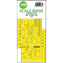 ASK ART SCALE KIT M48132 MASK MIL MI-17HIP DOUBLE-SIDED EXPRESS FOR AMK 1/48
