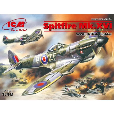 ICM 48071 Spitfire Mk.XVI WWII British Fighter 1/48
