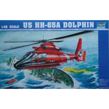 TRUMPETER 02801 MAQUETTE AVION HELICOPTERE US HH-65A 1/48