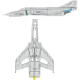 EDUARD EX956 F-4E SURFACE PANELS (MENG) 1/48