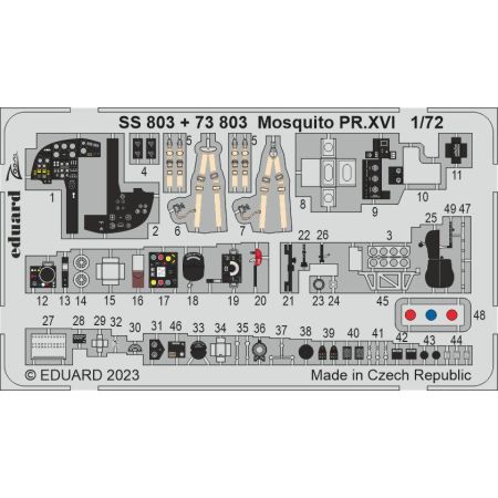 EDUARD SS803 MOSQUITO PR.XVI (AIRFIX) 1/72