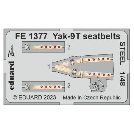 Yak-9T seatbelts STEEL 1/48