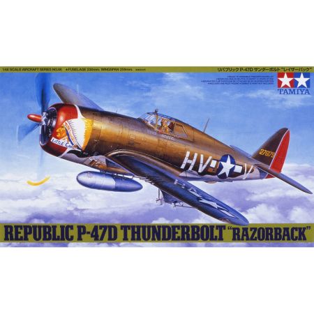 TAMIYA 61086 REPUBLIC P-47D THUNDERBOLT RAZORBACK 1/48