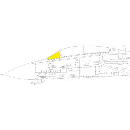 EDUARD EX988 F-14B WINDSHIELD TFACE 1/48 MASK (GREAT WALL HOBBY)