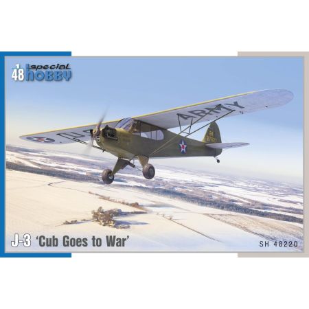 SPECIAL HOBBY 48220 MAQUETTE AVION J-3 "CUB GOES TO WAR" 1/48
