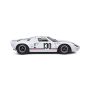 SOLIDO 1803009 FORD GT40 MK1 WHITE N.130 H.GREDER / J.M.GIORGI TARGA FLORIO 1967 1/18