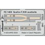 EDUARD FE1400 SEAFIRE F.XVII SEATBELTS STEEL (AIRFIX) 1/48