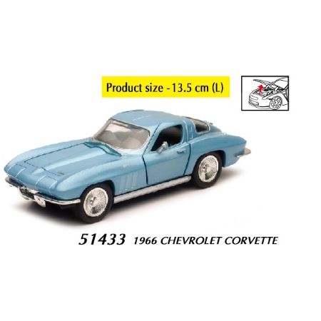 NEWRAY 51393D MUSCLE CAR 1966 CHEVROLET CORVETTE 1/32