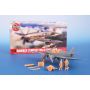 CMK 129-F72402 3D PRINTED  TEMPEST PILOT, DOG AND MECHANIC WITH ACCUMULATOR TROLLEY 1/72