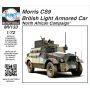 PLANET MODELS MV133 MORRIS CS9 BRITISH LIGHT ARMORED CAR (NORTH AFRICAN CAMPAIGN) 1/72