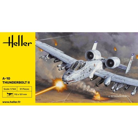 HELLER 79912 MAQUETTE AVION A-10 THUNDERBOLT II 1/144