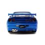 JADA 97173 NISSAN SKYLINE GT-R R34 BLUE FF 2002 1/24