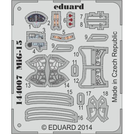 EDUARD 144007 MIG-15 (EDUARD) 1/144