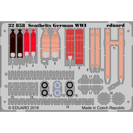 Seatbelts German Wwi 1/32