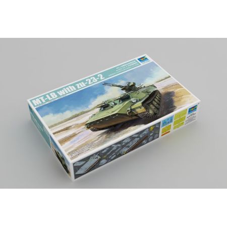 TRUMPETER 09618 MAQUETTE MILITAIRE MT-LB WITH ZU-23-2 1/35