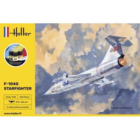 HELLER 35520 STARTER KIT F-104G STARFIGHTER 1/48