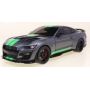 SOLIDO 1805911 FORD MUSTANG GT500 – CARBONIZED GREY / NEON GREEN STRIPES – 2020 1/18
