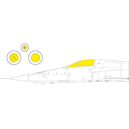 EDUARD EX1019 F-5E TFACE 1/48 MASKS FOR AFV CLUB / EDUARD