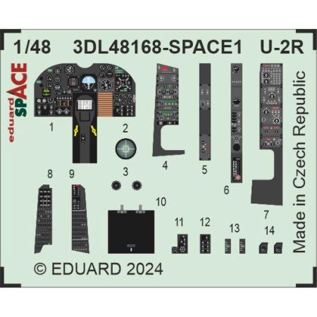 EDUARD 3DL48168 U-2R SPACE 1/48 SPACE FOR HOBBY BOSS