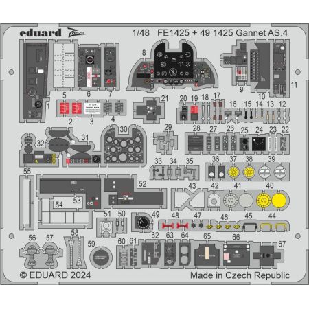 EDUARD FE1425 GANNET AS.4 1/48 ZOOM SET FOR AIRFIX