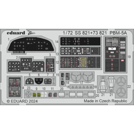 EDUARD SS821 PBM-5A 1/72 ZOOM SET FOR ACADEMY