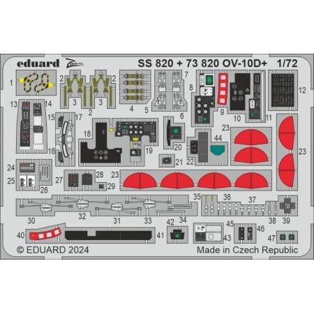 EDUARD SS820 OV-10D+ 1/72 ZOOM SET FOR ICM