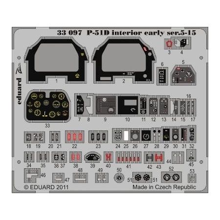 P-51D Interior early Ser.5-15 S.A. 1/32