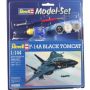 MODEL SET F-14A BLACK TOMCAT MAQUETTE REVELL AVEC ACCESSOIRES DE BASE 1/144