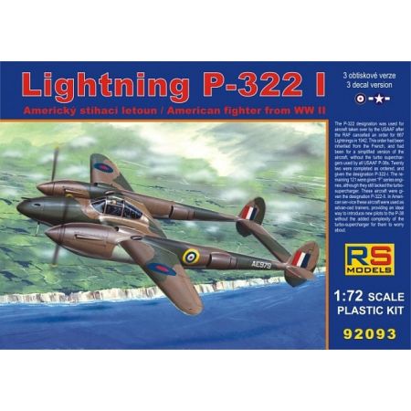 RS MODELS 92093 LIGHTING P-322 I